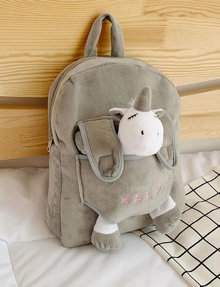 Fluffy Animal Backpack - Mini Taylor