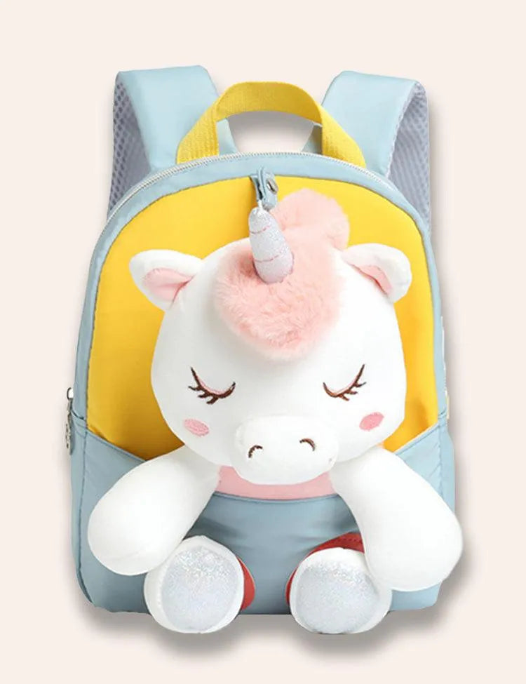 Cartoon Fluffy Unicorn Backpack - Mini Taylor
