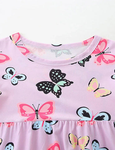 Butterfly Print Dress