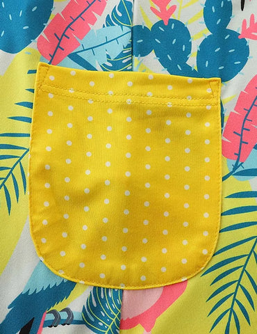 Parrot Print Dress
