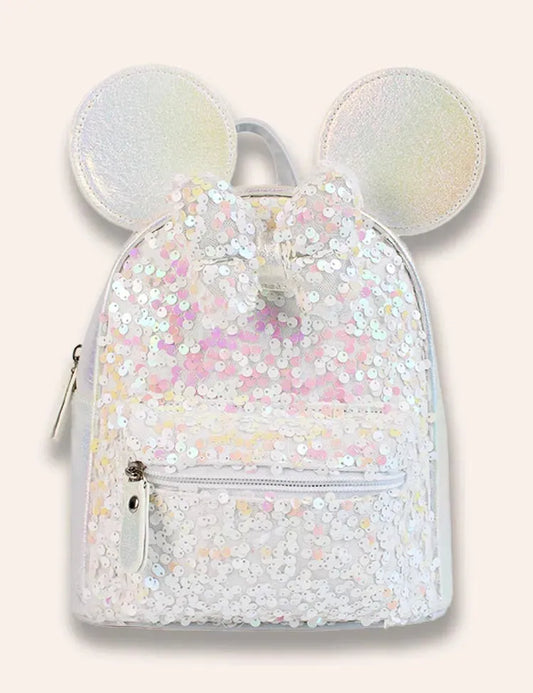 Glänzender Schleifen-Rucksack
