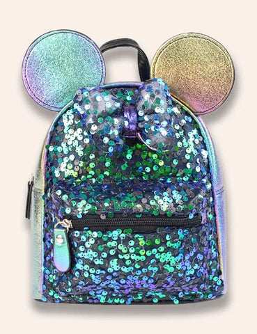Glänzender Schleifen-Rucksack