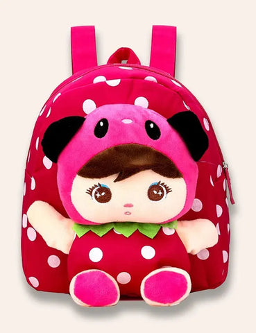 Erdbeer-Puppenrucksack