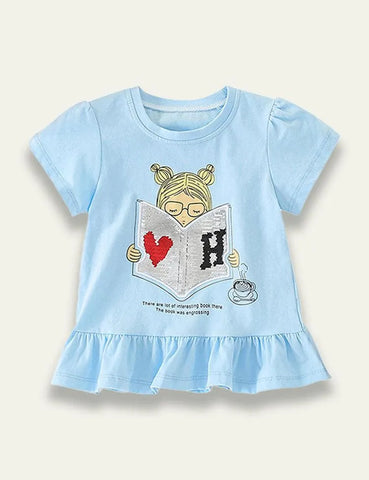Girls Printed T-shirt - Mini Taylor