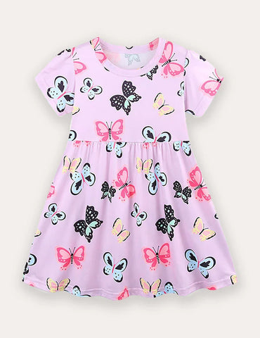 Butterfly Print Dress