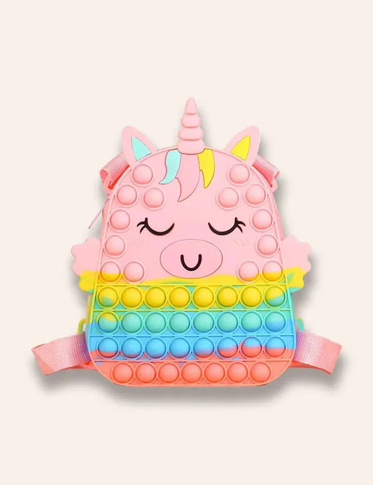 Zaino in silicone con unicorno