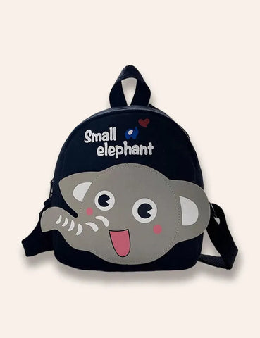Kleiner Canvas-Rucksack mit Elefantenmotiv