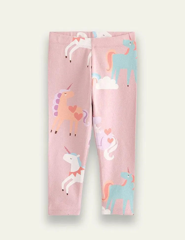 Unicorn Printed Leggings - Mini Taylor