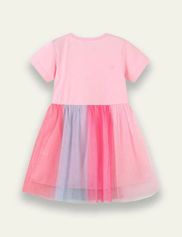 Unicorn Printed Gauze Dress - Mini Taylor