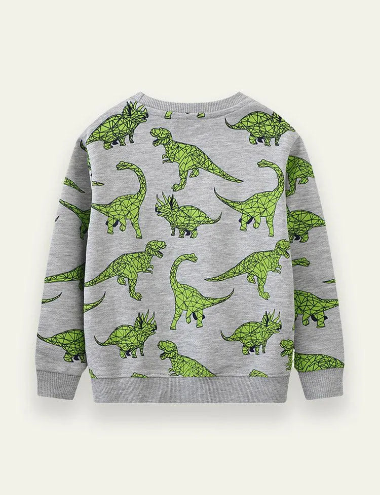 Dinosaur Printed Sweater - Mini Taylor