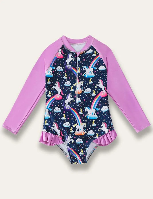 Fantasy Unicorn One Piece Swimsuit - Mini Taylor