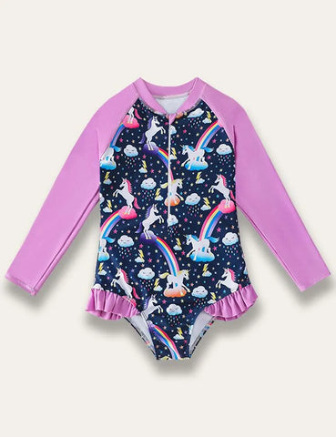 Fantasy Unicorn One Piece Swimsuit - Mini Taylor
