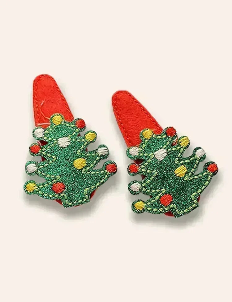 2PCS Weihnachts-Haarnadeln
