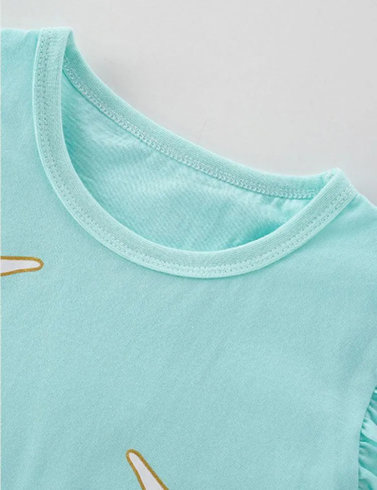 Unicorn Round Neck Printed T-shirt - Mini Taylor