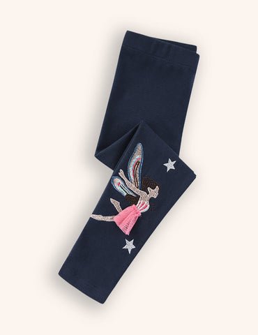 Fairy Embroidered Leggings