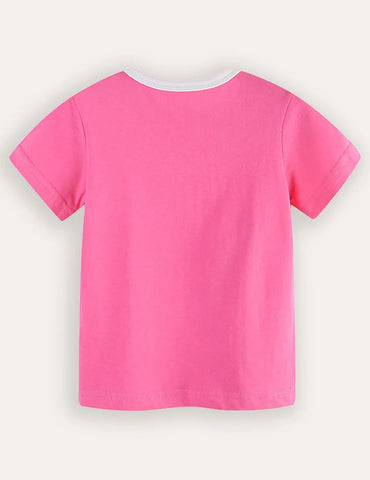 Love Rainbow Printed Short Sleeve T-Shirt