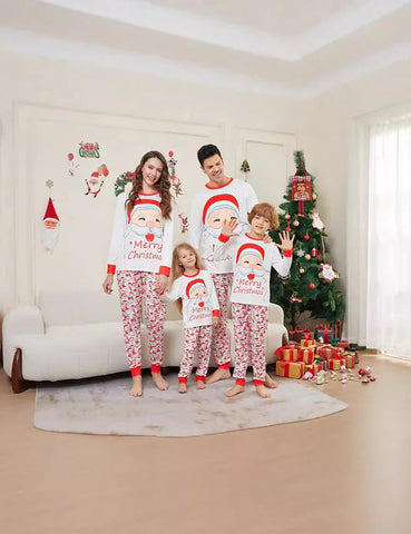 Christmas Santa Print Family Matching Pajamas Sets