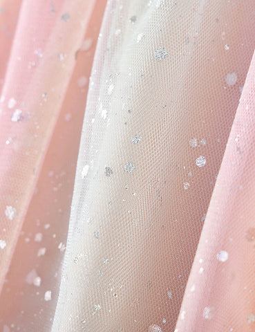 Valentine's Day Love Embroidered Tulle Dress