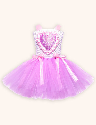 Abito Barbie Principessa senza maniche in tulle per San Valentino