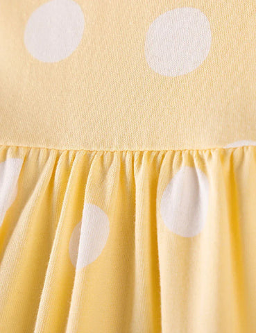 Swan Appliue Bag Long Sleeve Dress
