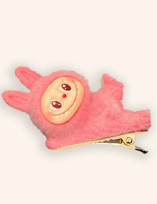 1PC Labubu Lying Hairclip