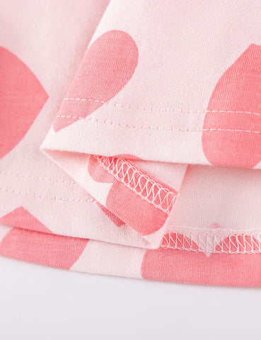 Valentine's Day Love Print Dress