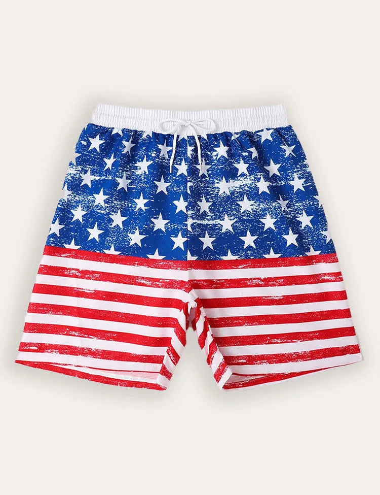 Family Matching Independence Day Stars and Stripes Swimsuit