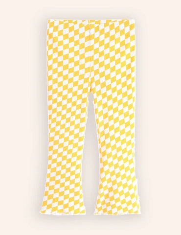Plaid Flared Leggings