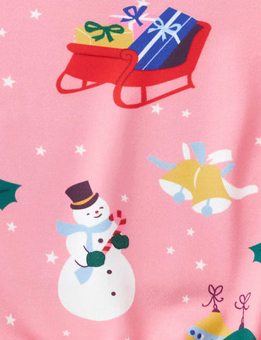 Christmas Printed Cotton Sweatshirt