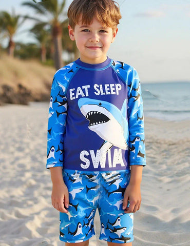 Ensemble de maillot de bain à imprimé requin