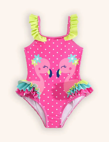 Cute Print One-piece Swimsuit