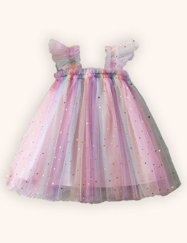 Butterfly Wings Flying Sleeves Tulle Princess Dress