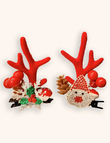 Clearance Deals - Tulle Christmas Santa & Reindeer Appliqué Dress