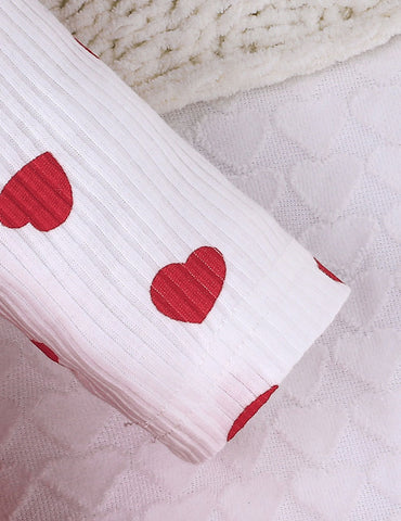 Valentine's Day Love Printing Splicing Tulle Dress