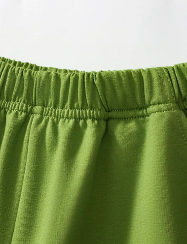 Set di maglietta e pantaloncini a maniche corte con stampa Tiger Jungle