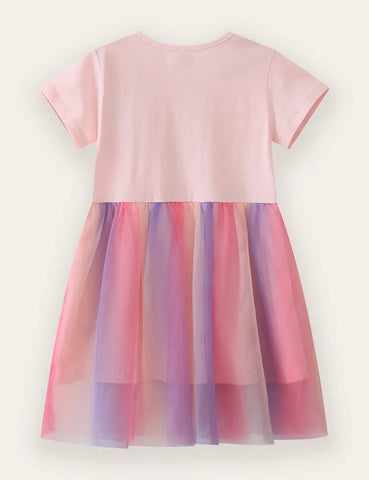 Tüll-Baumwollkleid für Ballettmädchen