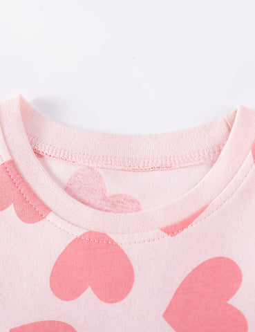 Valentine's Day Love Print Dress