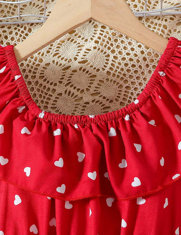 Valentine's Day Love Print Jumpsuit
