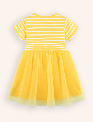 Bunny Applique Tulle Dress