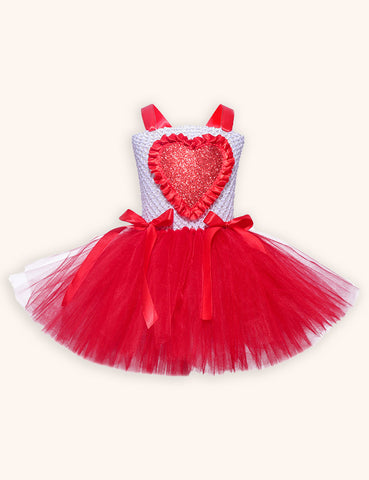 Abito Barbie Principessa senza maniche in tulle per San Valentino