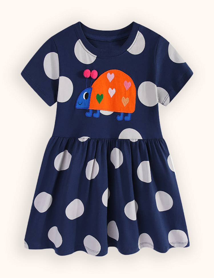 Lagybug Embroidered Dress