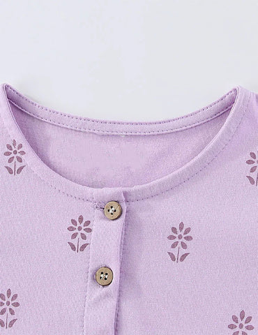 Butterfly Embroidered Long-sleeved Dress