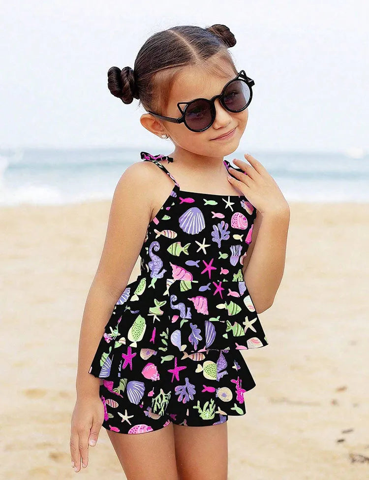 Ocean Printed Swimsuit