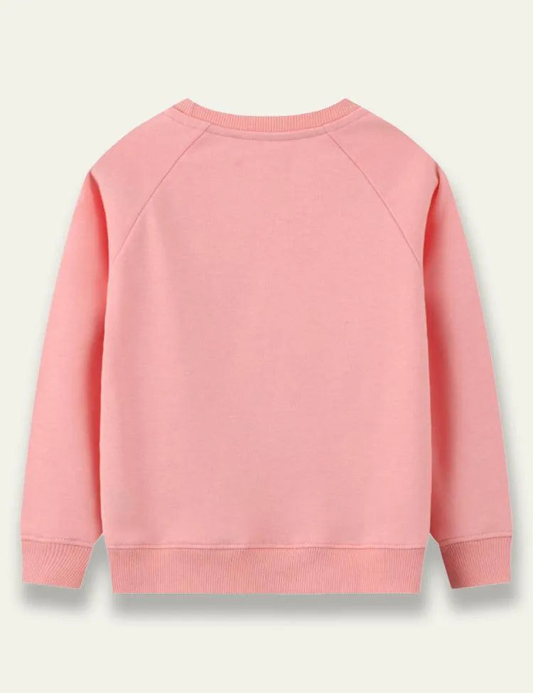 Animal Appliqué Sweatshirt - Mini Taylor
