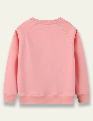 Animal Appliqué Sweatshirt - Mini Taylor