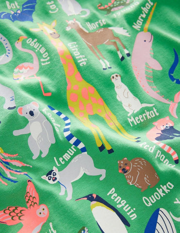 Animal Educational T-shirt - Mini Taylor