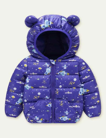 Animal Print down Cotton Jacket - Mini Taylor