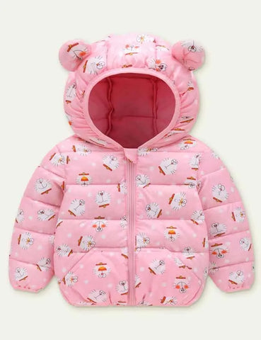 Animal Print down Cotton Jacket - Mini Taylor