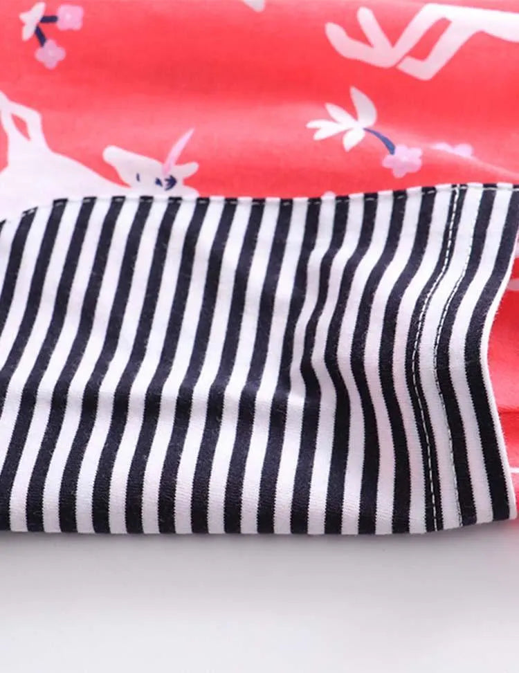Animal Print Striped Dress - Mini Taylor