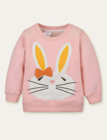 Animal Unicorn Appliqué Embroidered Sweatshirt - Mini Taylor
